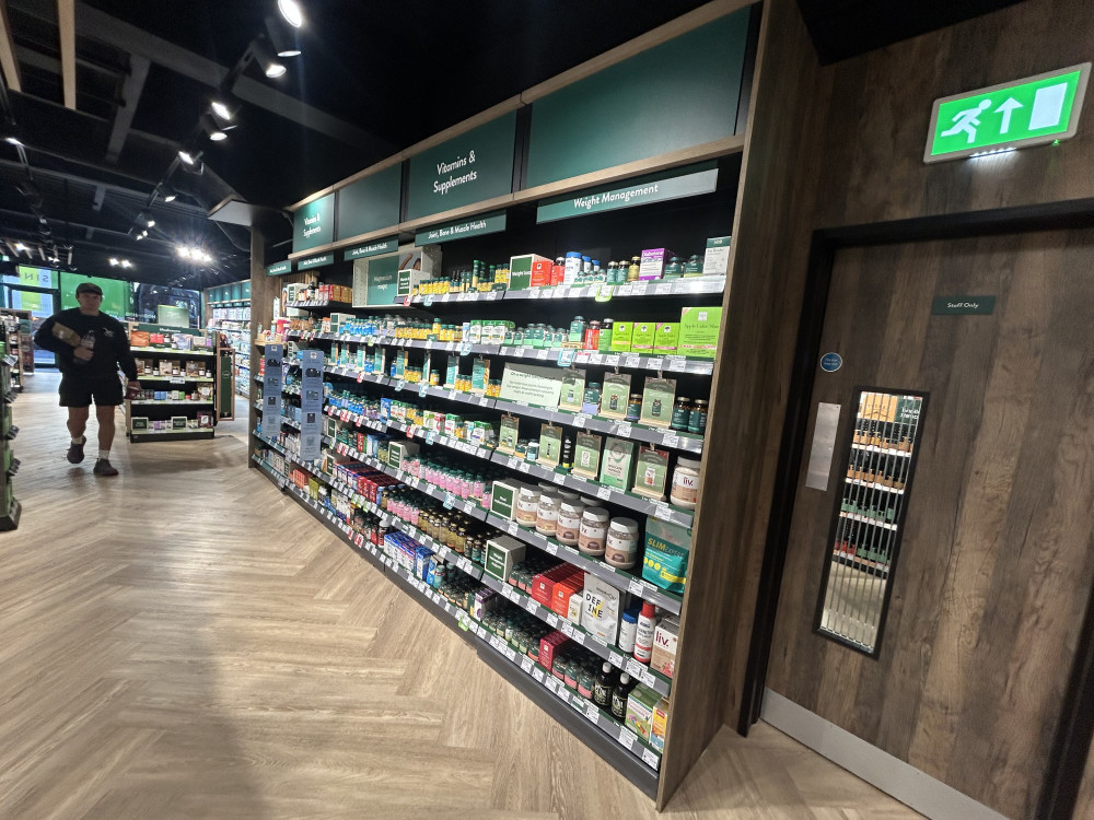 Holland & Barrett's new Surbiton store (Credit: Tilly O'Brien)