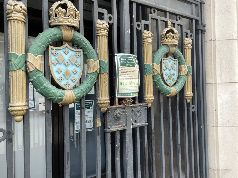 Stockport Central Library closed on 12 May - it's due to re-open providing other library services (Image - Nub News)