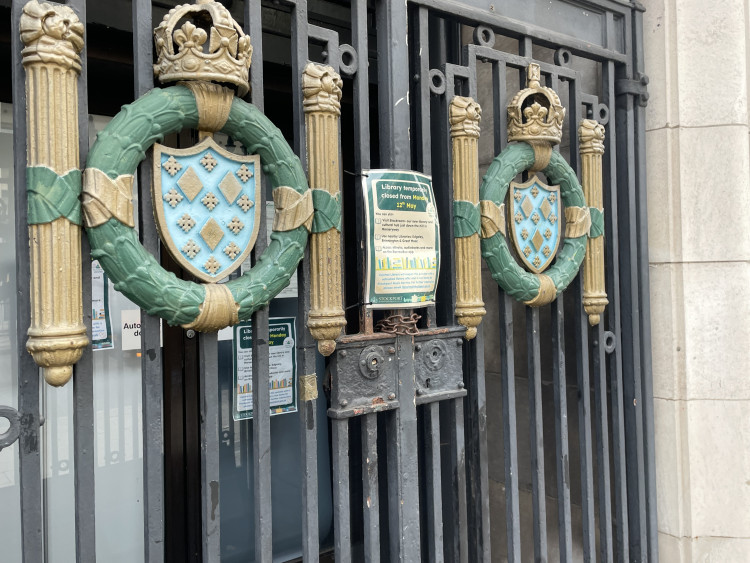 Stockport Central Library closed on 12 May - it's due to re-open providing other library services (Image - Nub News)