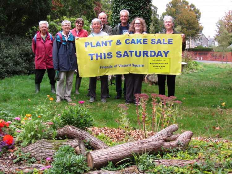 Friends of Victoria Square are getting ready for their plant and cake sale. 