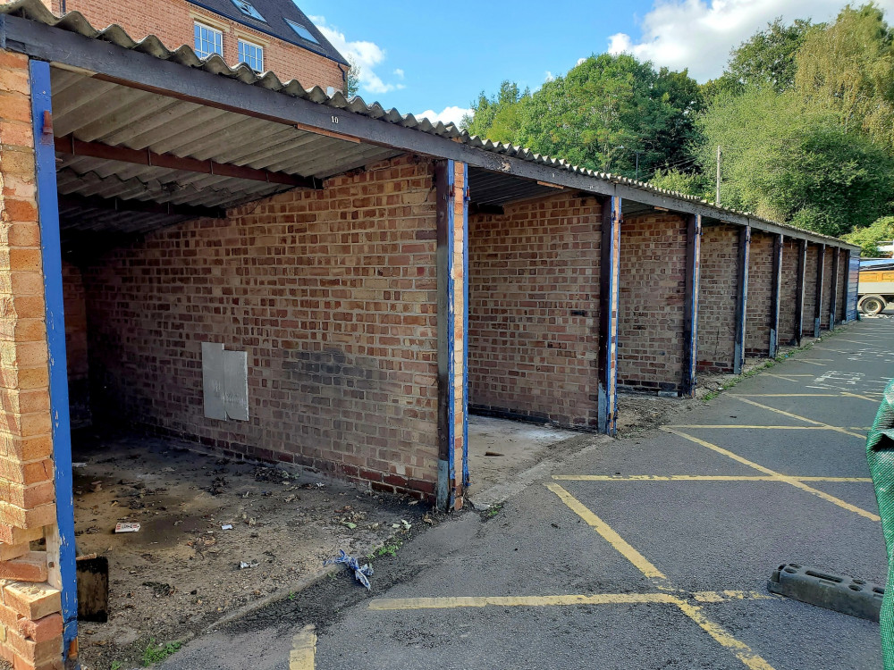 Demolition work on Warwick garage block has begun (image via Geoff Ousbey)