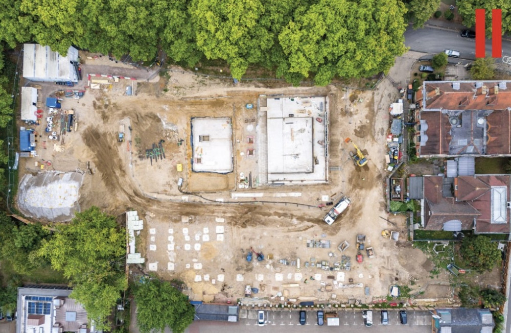 The new 25-metre, eight-lane swimming pool in Kingston is underway in (Credit: Kingston Council)