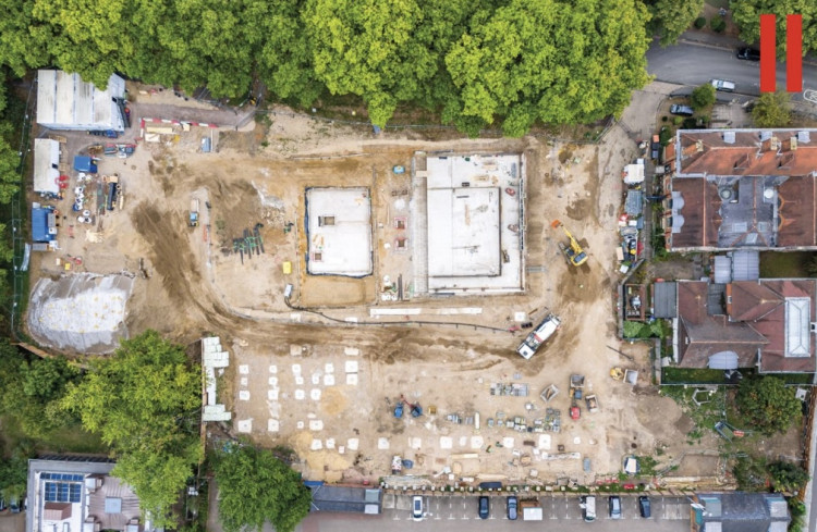 The new 25-metre, eight-lane swimming pool in Kingston is underway in (Credit: Kingston Council)