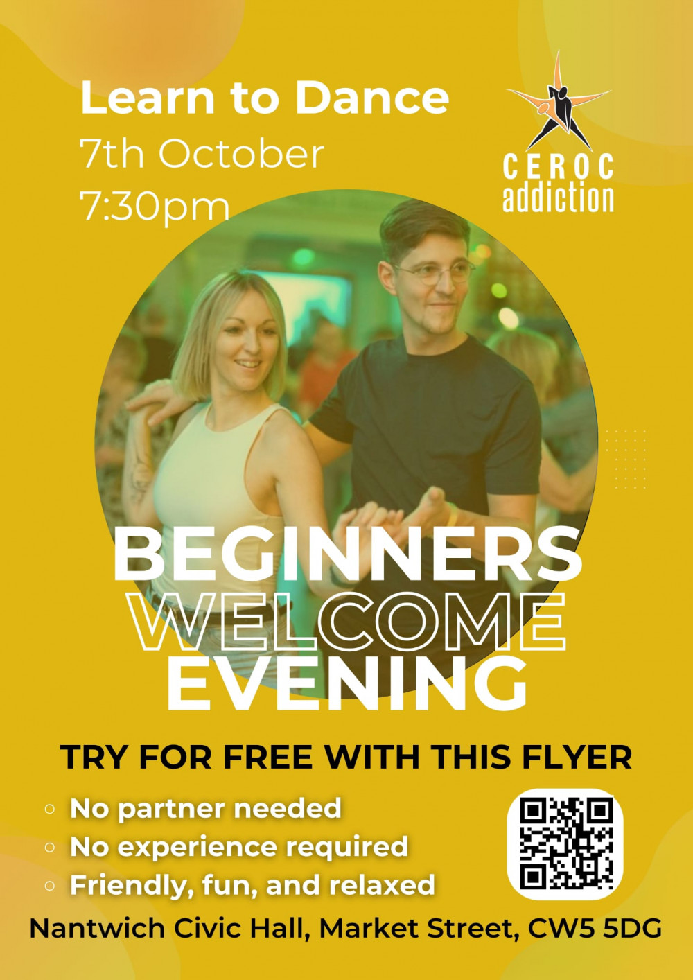 Ceroc Addiction Nantwich BEGINNERS WELCOME EVENING