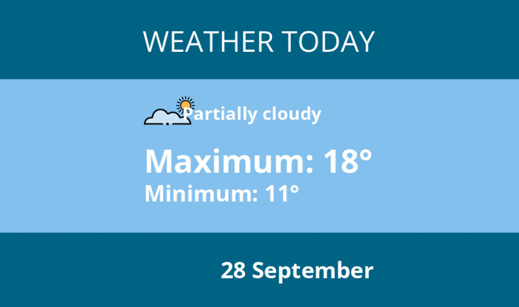 Here is Thurrock today's weather forecast provided by Mr Data