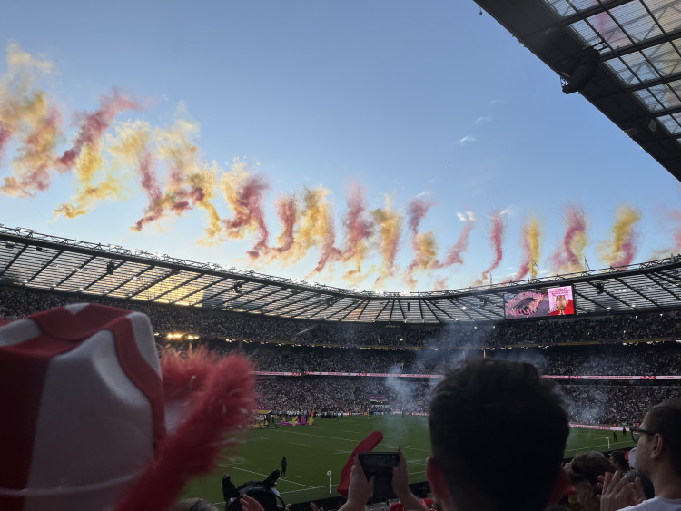 England beat Canada in the Women's Rugby World Cup final in Twickenham's Allianz Stadium on Saturday (Credit: Sarah Charnley)