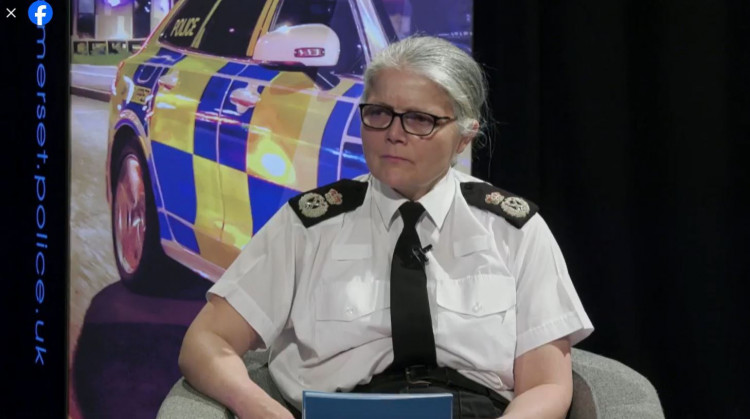 Avon & Somerset Chief Constable Sarah Crew at the Police & Crime Commissioner's Police Question Time on Monday, September 22, 2025,