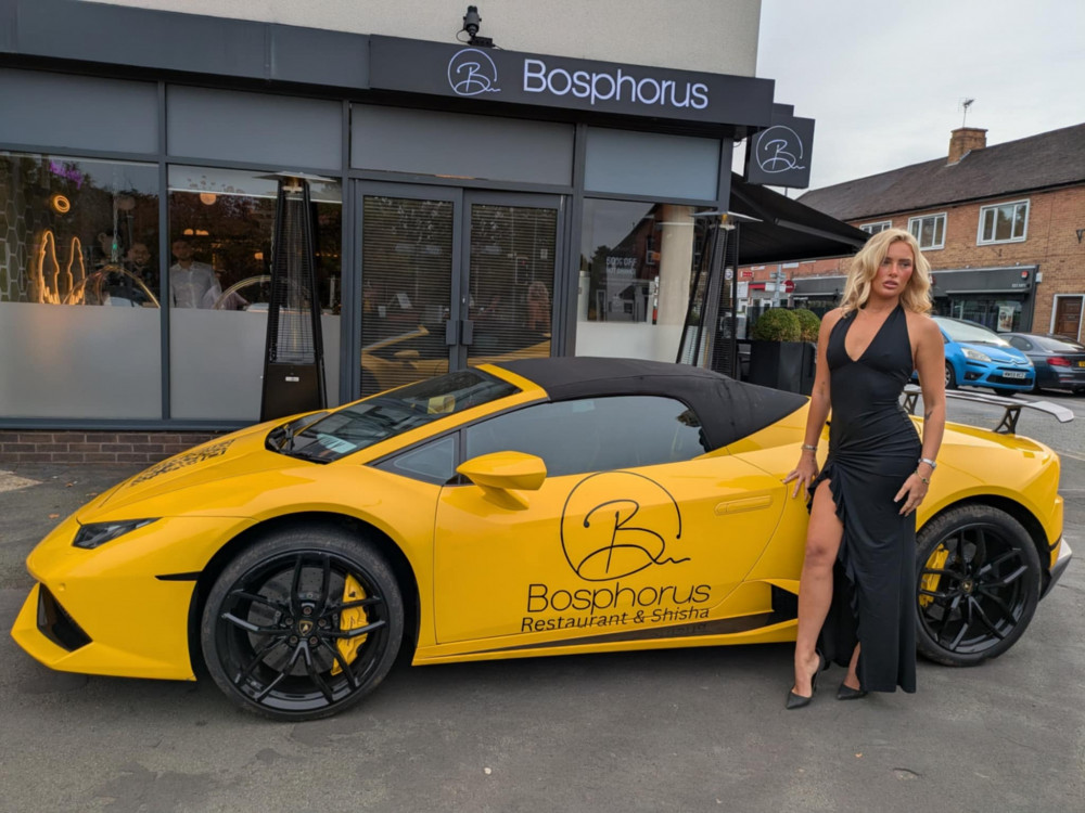 One of the influencers at today's event at Bosphorus which opens its doors to the public tomorrow (Tuesday). (Photo: Nub News)