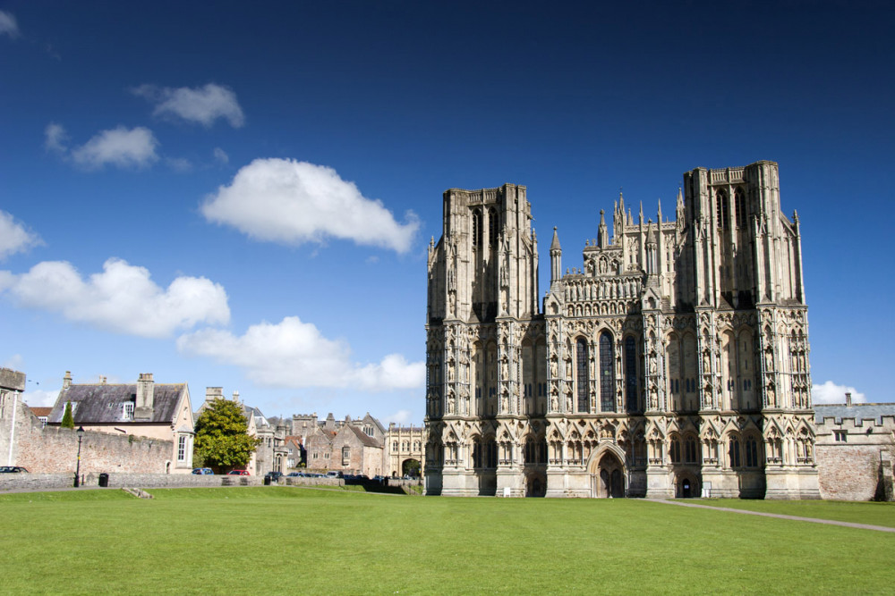 Visitors to Wells Cathedral should check schedules, as parts will close for events in late September and October. 