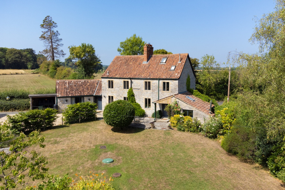 A five-bed in Butleigh Wootton with views, history, and more, 