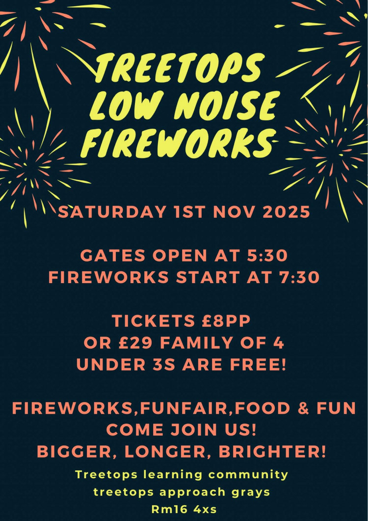 Low Noise Fireworks Display