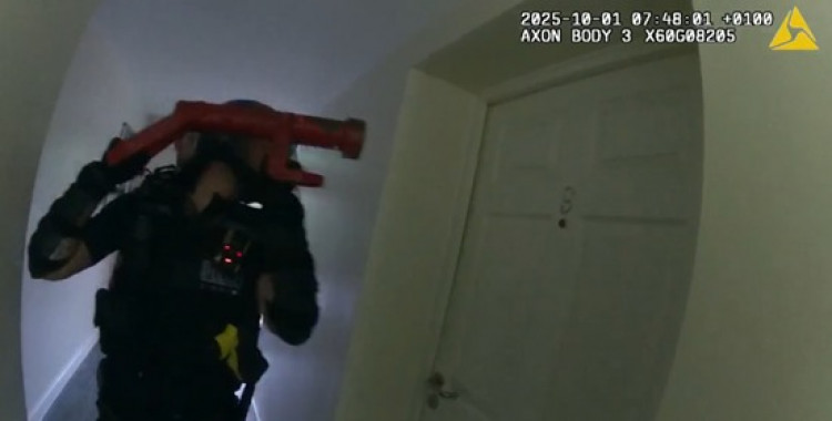 A warrant was executed in Leamington for suspected County Line drug activity (image via Leamington Police) 