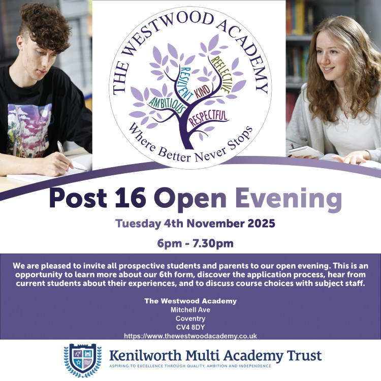 The Westwood Academy Sixth Form Open Evening