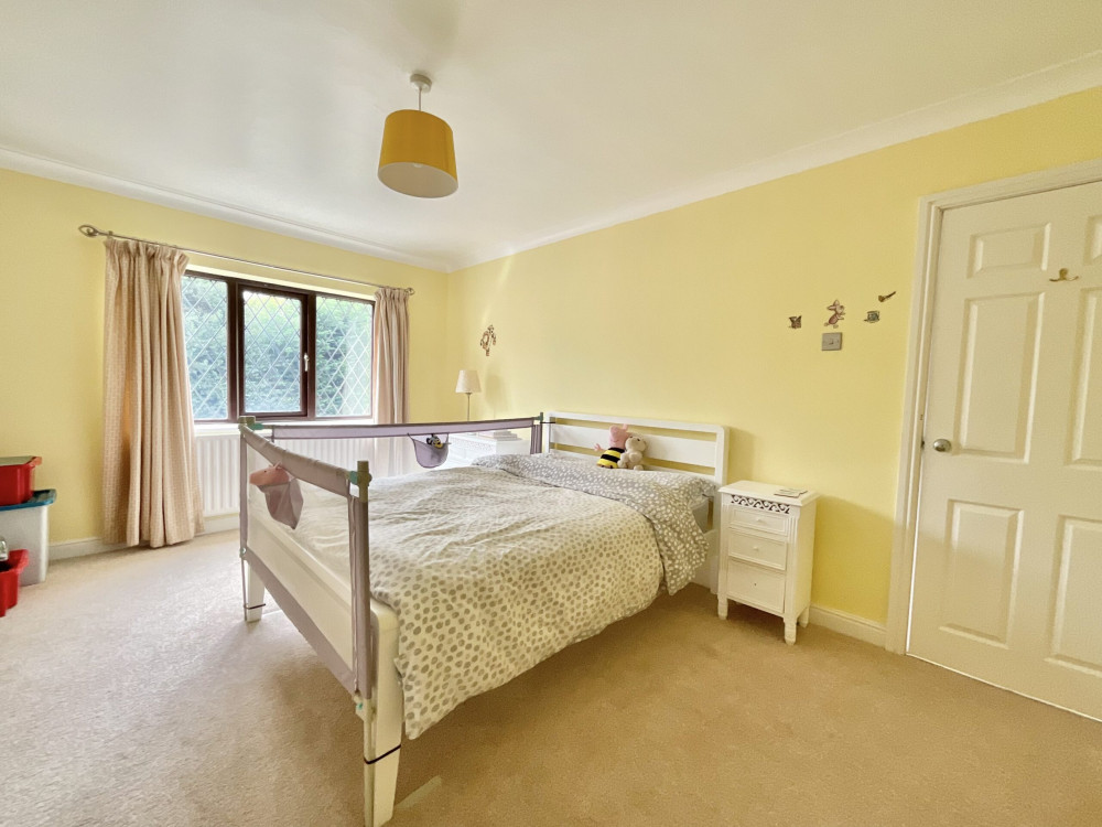 One of four bedrooms (Credit: James Du Pavey)