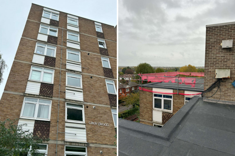 Plans to add two extra floors to a five-storey block of flats in Kew have raised objections from residents (credit: Planning application).