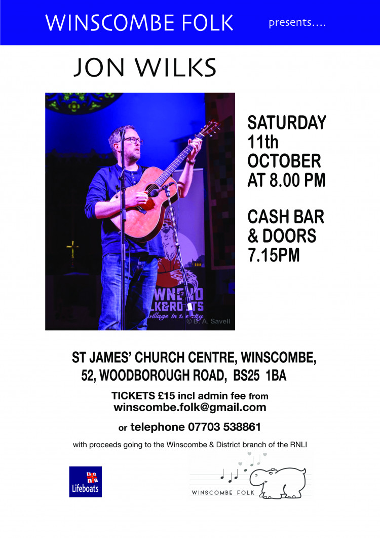 RNLI MENDIP FOLK NIGHT - JON WILKS
