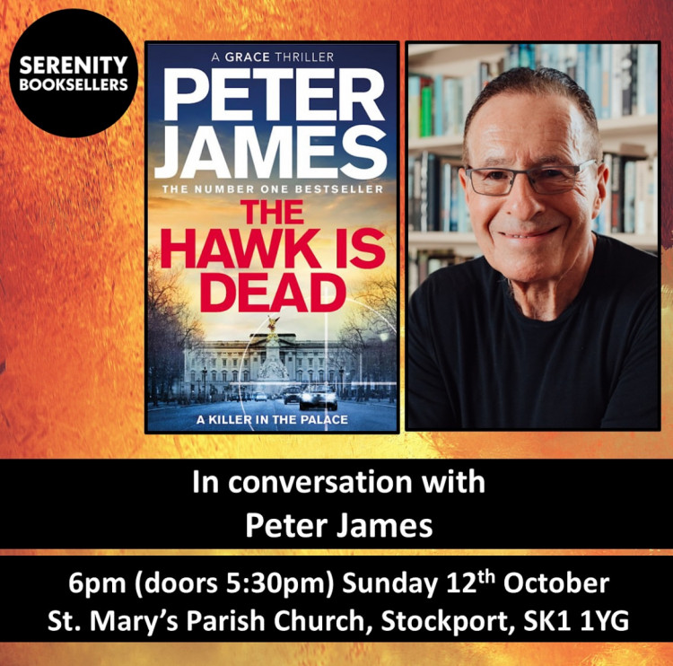 The Hawk is Dead - An Evening with Peter James The Hawk is Dead - An Evening with Peter James
