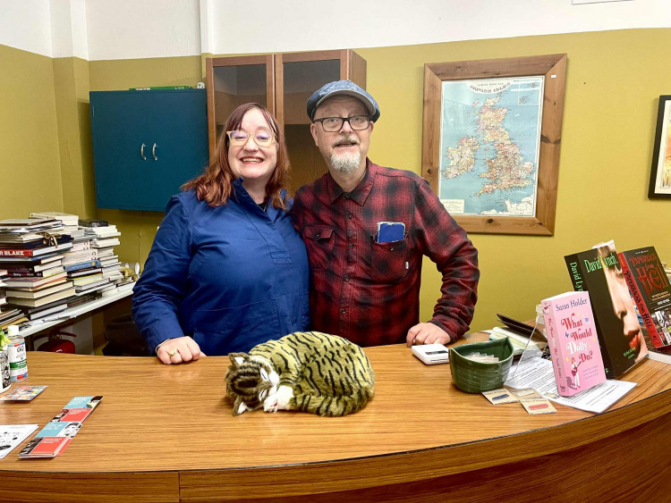 Suzy Prince, owner of The Quiet Cat Bookshop, is calling for an end to the online negativity around Macclesfield (Credit: Suzy Prince)