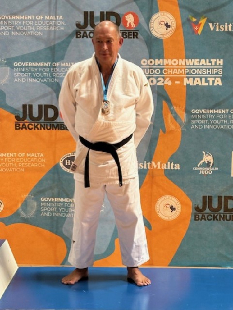 Martin Barrie from Sandbach is preparing for another major judo event for his country. (Photo: Martin Barrie)