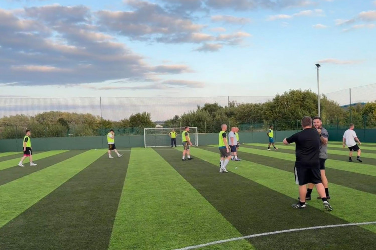 Headspace FC CIC now has over 120 regular players. (Supplied) 