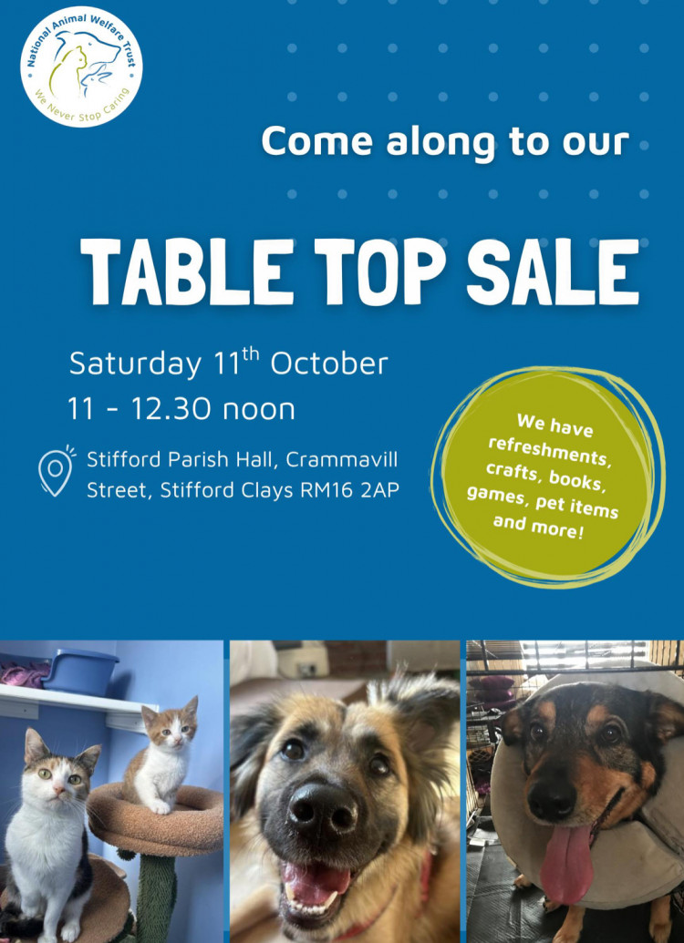 Table top sale