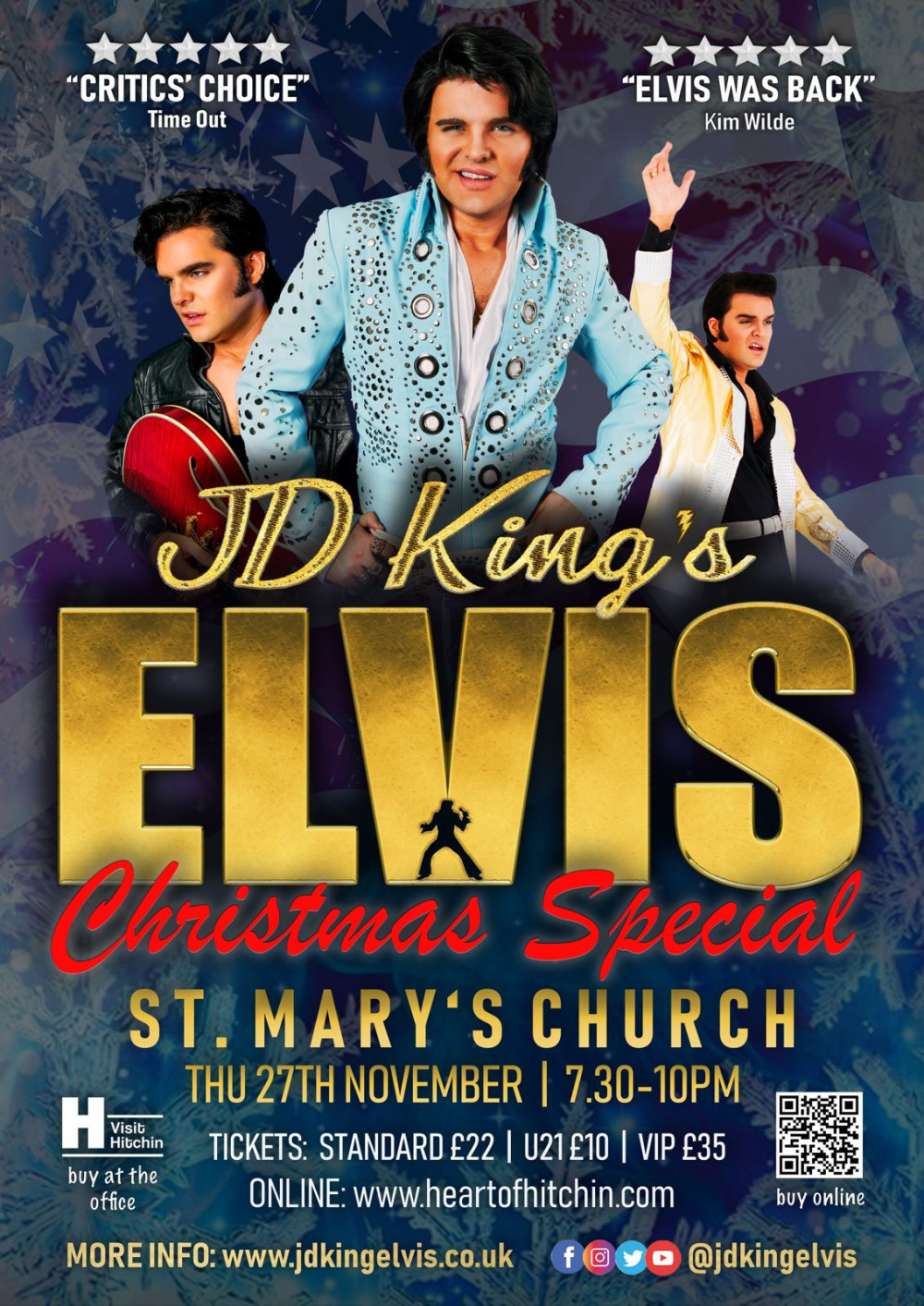 JD King's Elvis Christmas Spectacular at St Mary's JD King's Elvis Christmas Spectacular at St Mary's