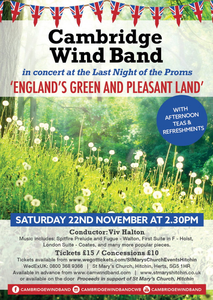Proms at St Mary's 'England's Green & Pleasant Land' Proms at St Mary's 'England's Green & Pleasant Land'