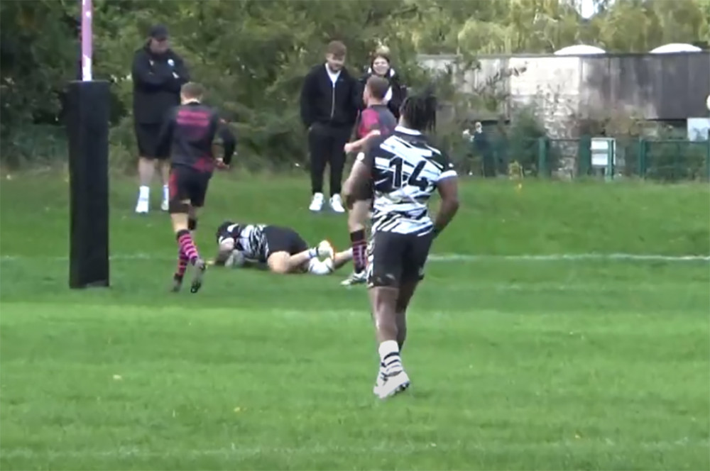 Captain Kodie Holloway led by example with this try against Mavericks. Captain Kodie Holloway led by example with this try against Mavericks.