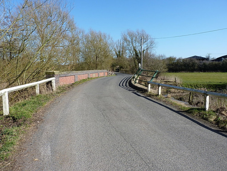 The bridge dates back to 1859 and carries Barston Lane over the River Blythe (image by Richard Law)