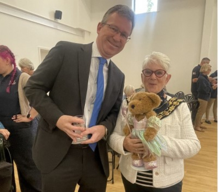Sir Jeremy Wright at his Macmillan Cancer Support coffee morning