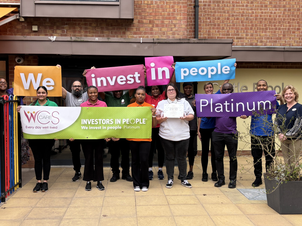 WCS Care has been shortlisted for the UK Employer of the Year: Platinum 250+ people award (image via WCS Care)