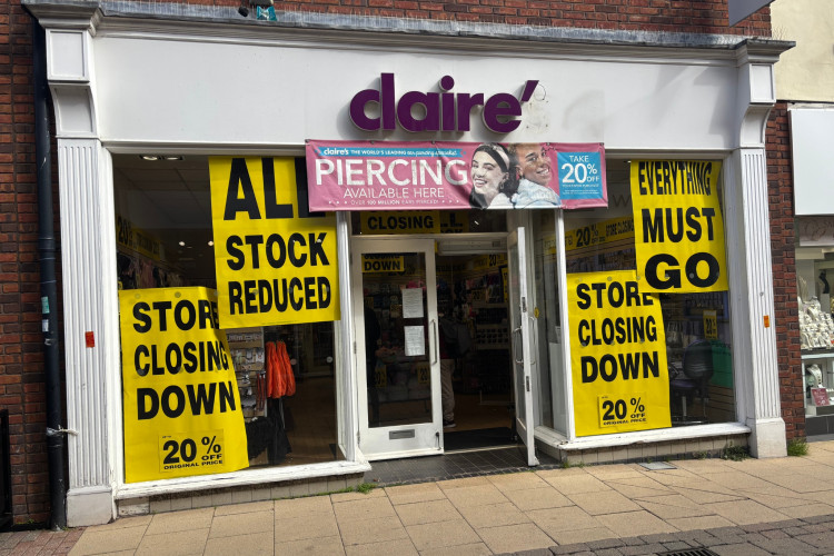 Claire's in Newcastle-under-Lyme is set to close. (Nub News)