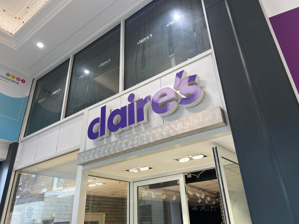 The Claire's store in Macclesfield has closed (Credit: Nub News)