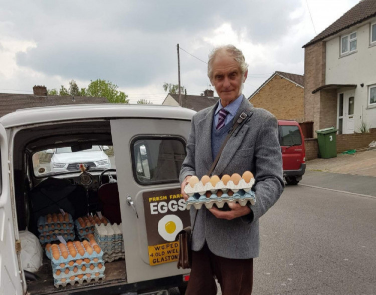 The Friends of St Edmund’s Well CIC bought local farmer Wilf Peddle's orchard for £62,000 to preserve Glastonbury heritage. 