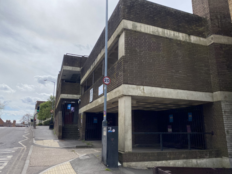Linen Street car park has been closed since July 2021 (image by Nub News)