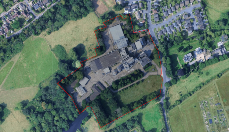 The site from above (via The Hill Group)