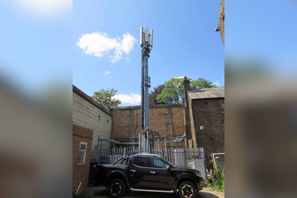 Proposals put forward to replace existing 15.5-metre mast on Arlington Road, Twickenham, with a taller 20-metre structure to boost 5G connectivity (credit: Planning application).