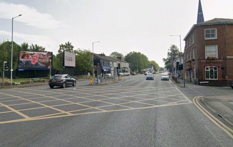 One of the proposed locations for new cameras is the A6/Bramhall Lane Junction