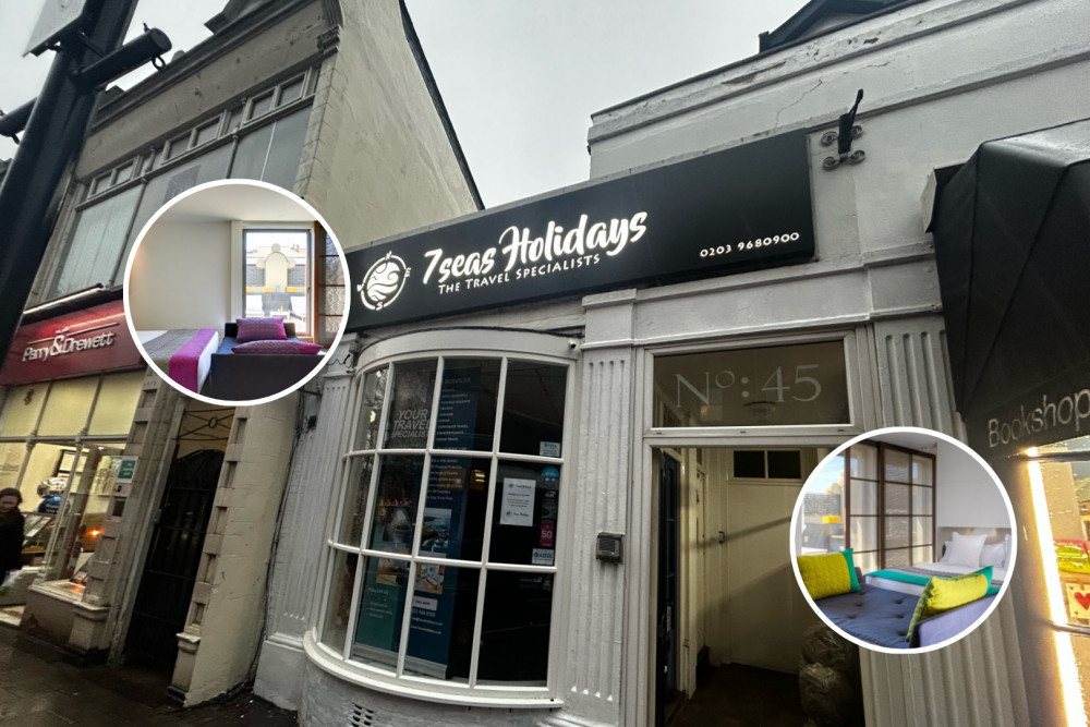 7Seas Holidays is located at 45 Victoria Road, Surbiton, KT6 4JL (Credit: Tilly O'Brien)