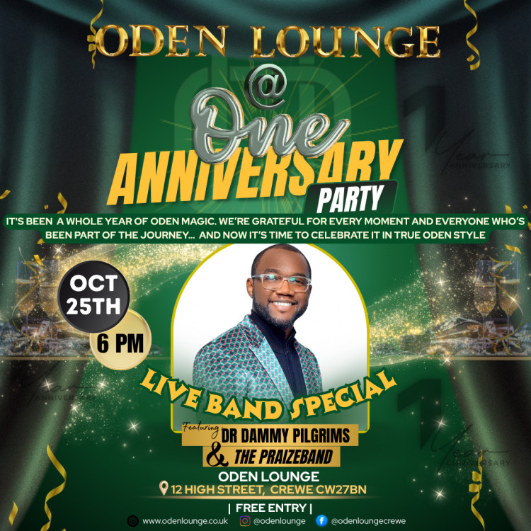ODEN @ 1 ANNIVERSARY PARTY - Live band Special ODEN @ 1 ANNIVERSARY PARTY - Live band Special
