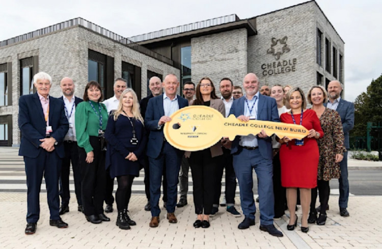 Cheadle College celebrated the opening of its new £27m state-of-the-art campus (Image - Stockport Council)