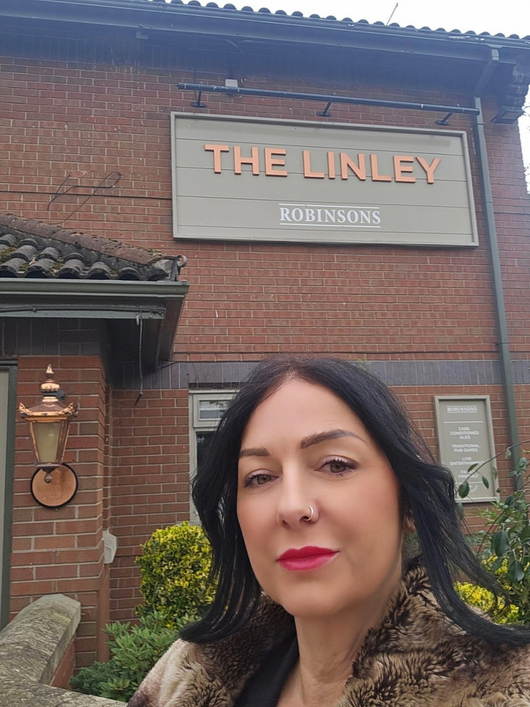 Naomi Carroll outside the pub in Alsager. (Photo: Robinsons Brewery)