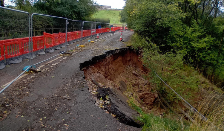 Cheshire East Council has shared an update on the B5470 repair works (Credit: CEC)