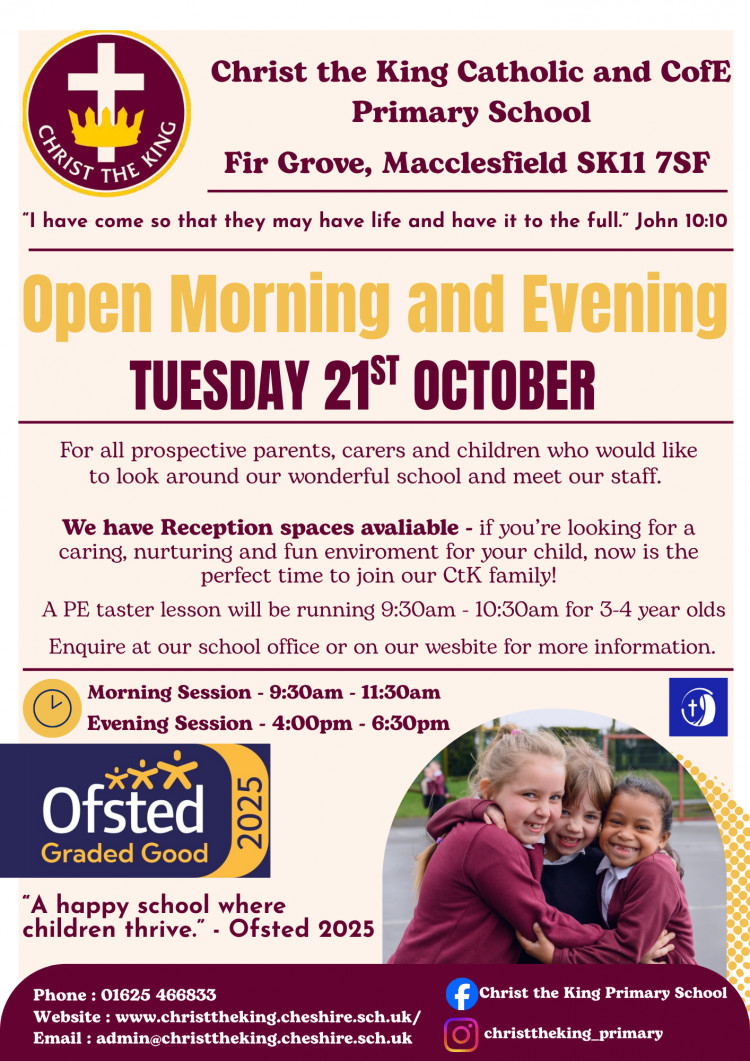 Christ the King Open Day / Evening Christ the King Open Day / Evening