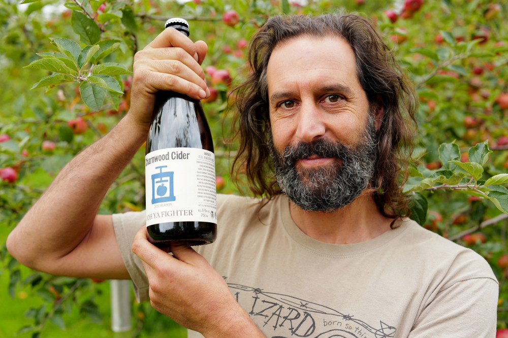 Rob Clough, owner of Charnwood Cider in Leicestershire (Image - SWNS)