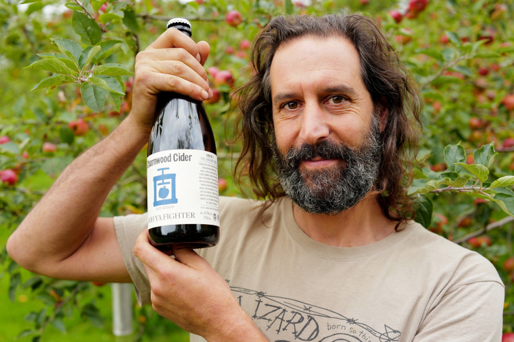 Rob Clough, owner of Charnwood Cider in Leicestershire (Image - SWNS)