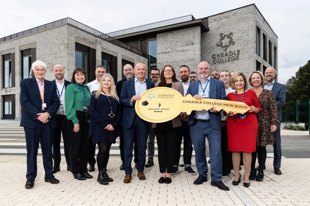 Cheadle College celebrated the opening of its new £27m state-of-the-art campus (Image - Stockport Council)