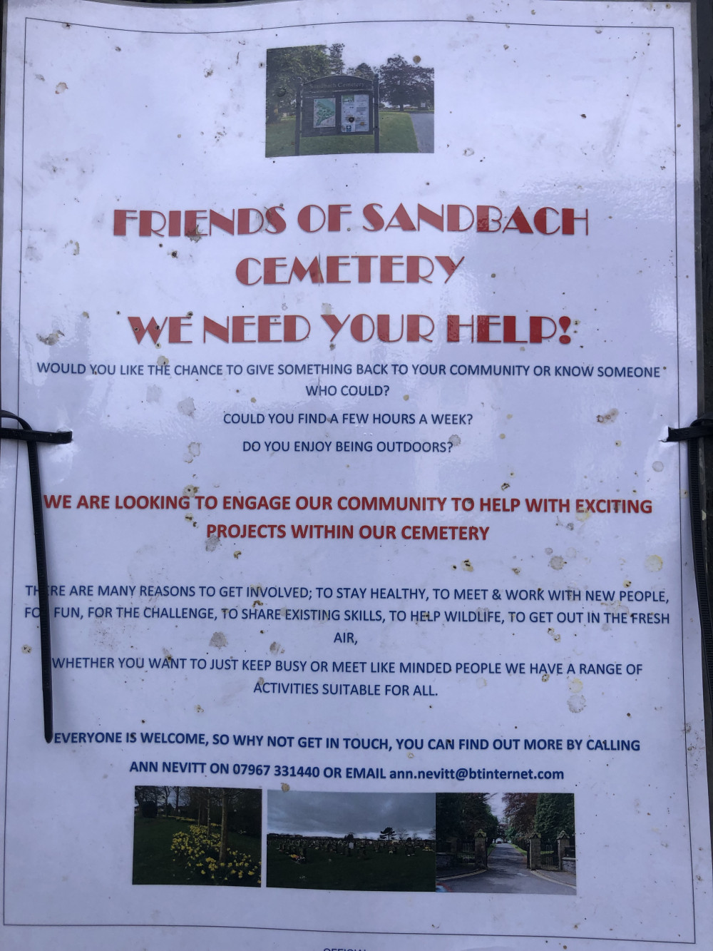 Friends Of Sandbach Cemetery Friends Of Sandbach Cemetery