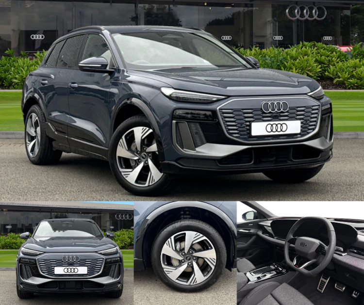 Step into the future of electric driving with the Audi Q6 e-tron, a premium all-electric SUV that redefines what it means to drive sustainably in style. (Swansway Motor Group)