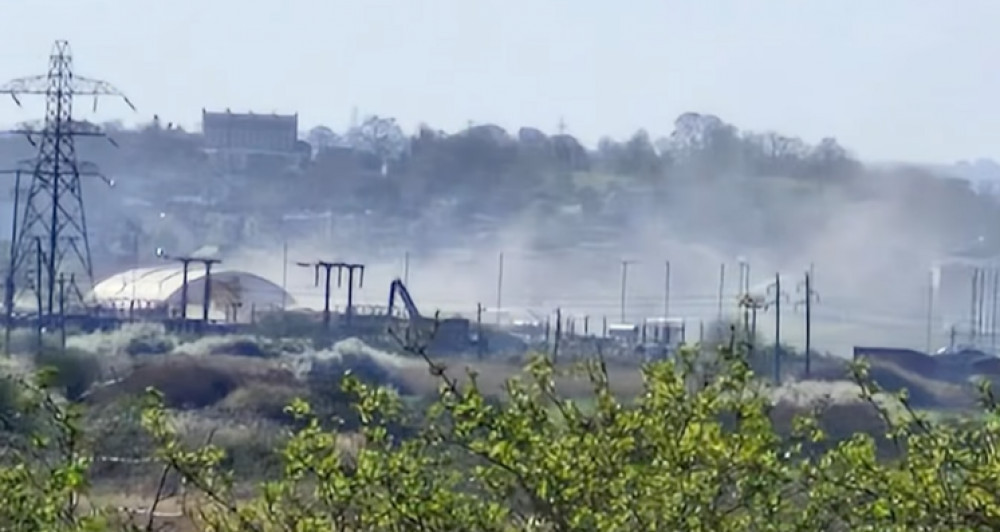 Dust has been a recurring issue in Tilbury. 